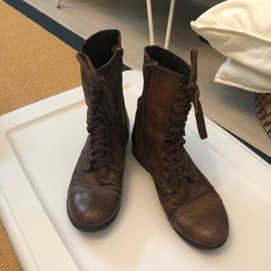 Steve Madden Women’s Troopa Combat Boots